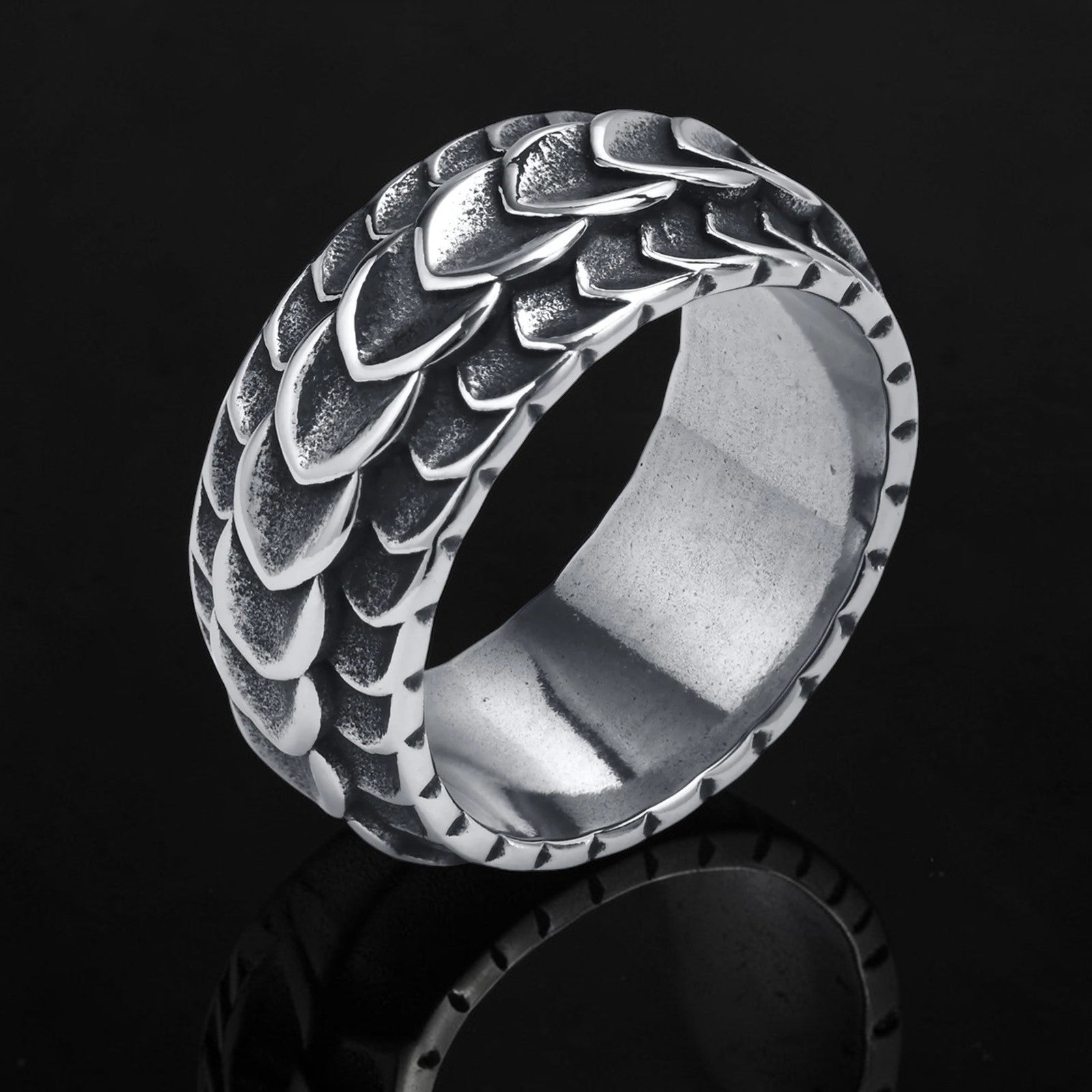 Bague "les écailles impénétrables"