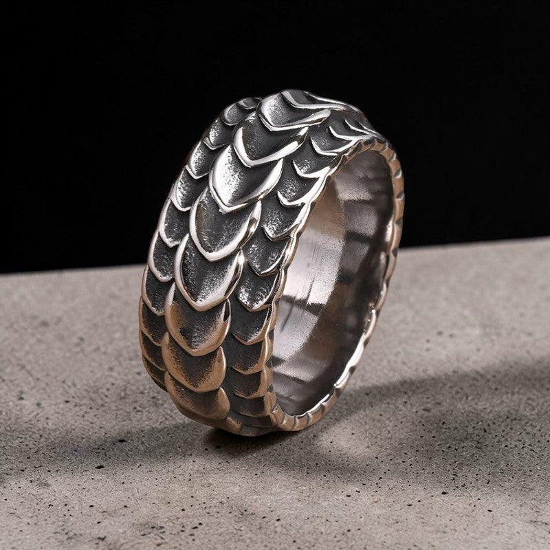 Bague "les écailles impénétrables"