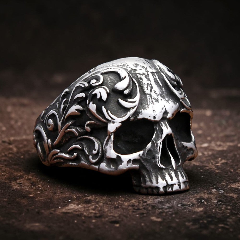 Bague "le crâne silencieux"