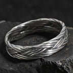 Bague d'union tressé