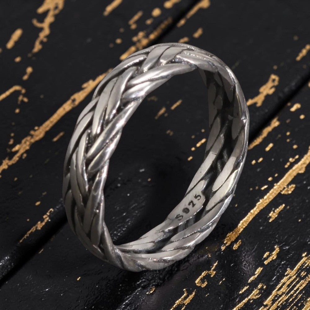 Bague d'union tressé