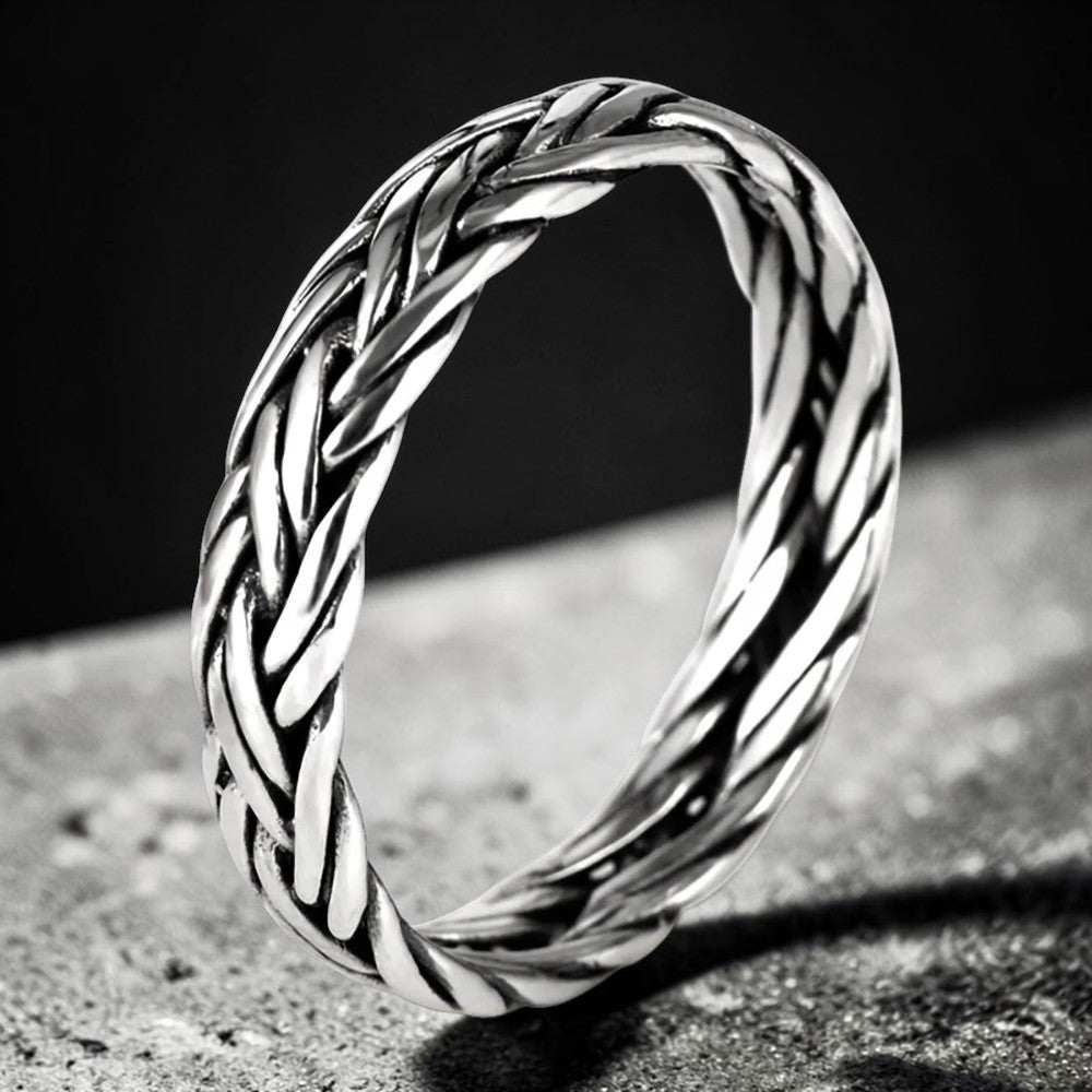 Bague d'union tressé
