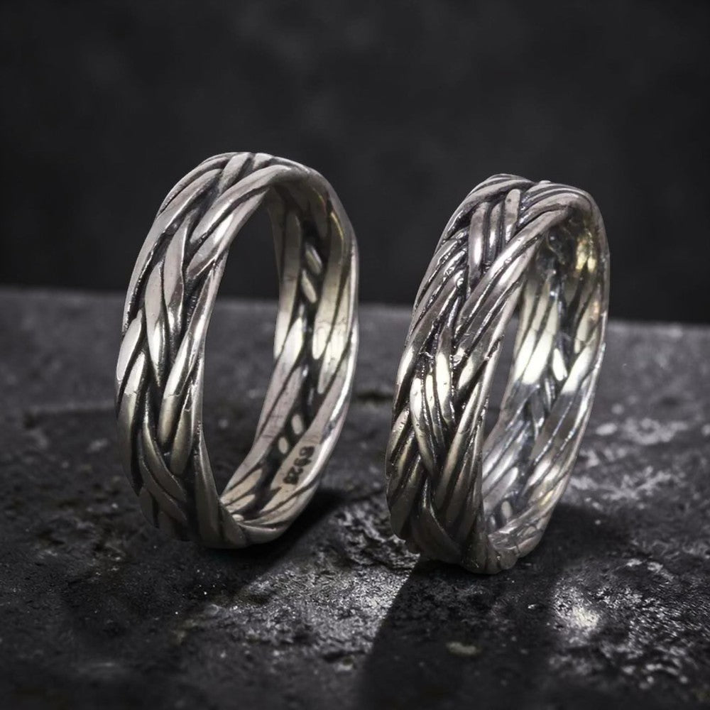 Bague d'union tressé