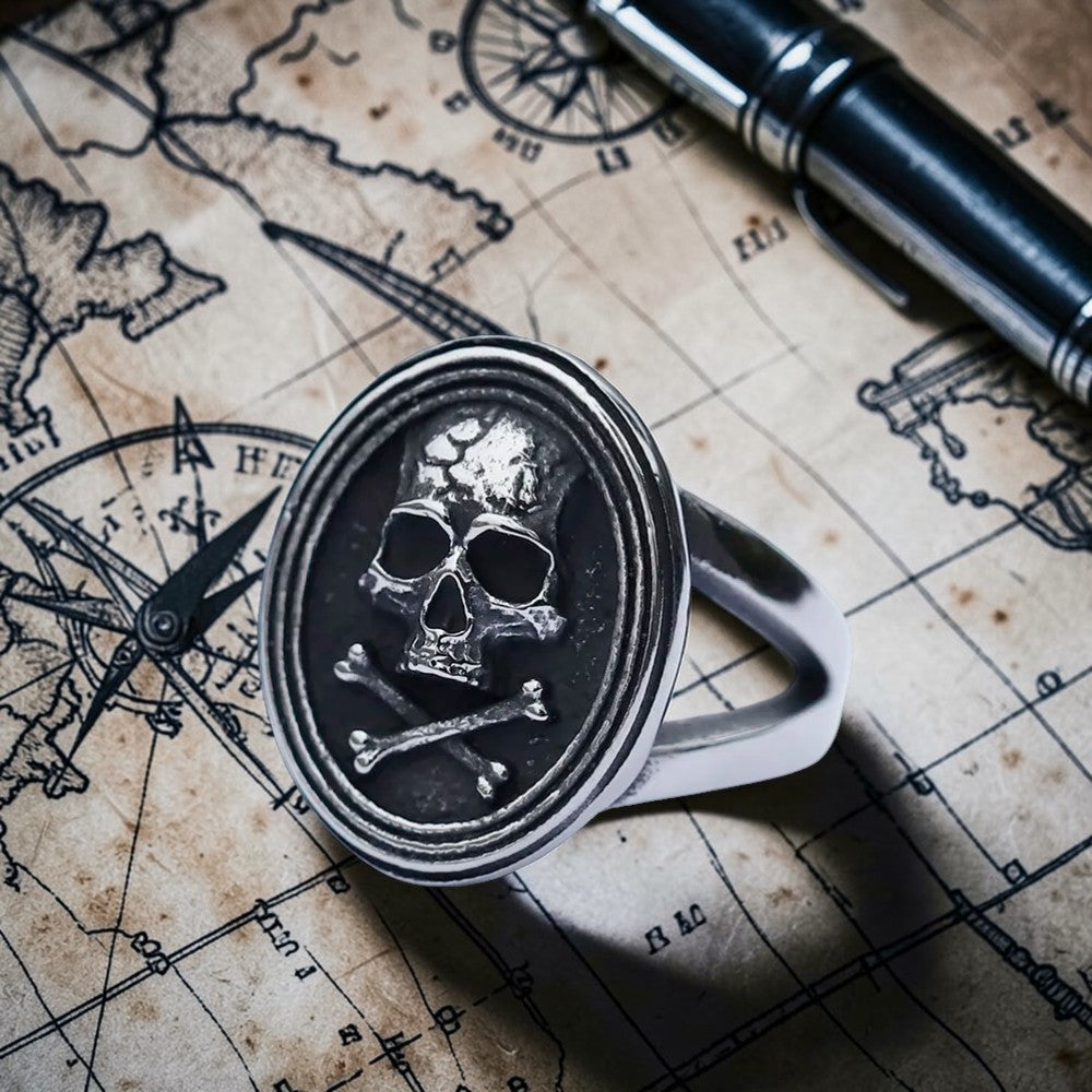 Bague vintage pirate