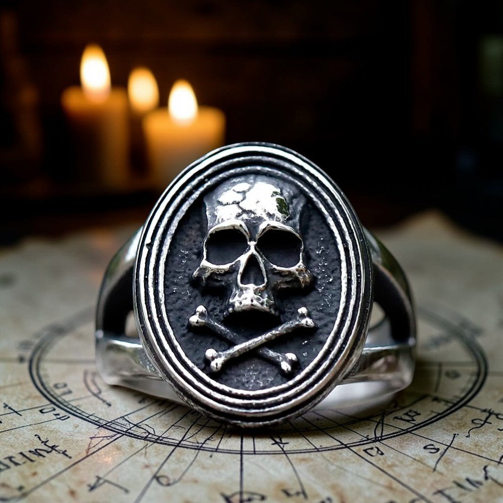 Bague vintage pirate