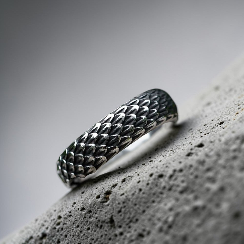 Bague d'écailles de dragon