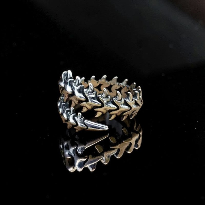 Bague "le squelette du dragon"