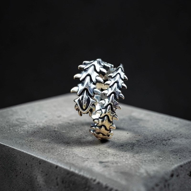 Bague "le squelette du dragon"