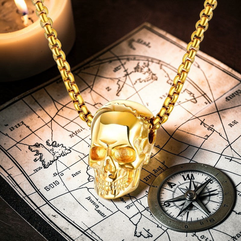 Collier "crâne de pirate"