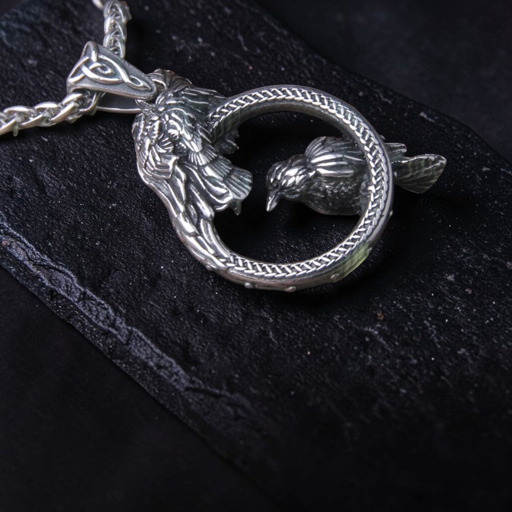 Collier "les corbeaux d'Odin"