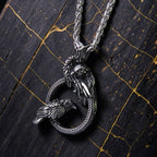 Collier "les corbeaux d'Odin"