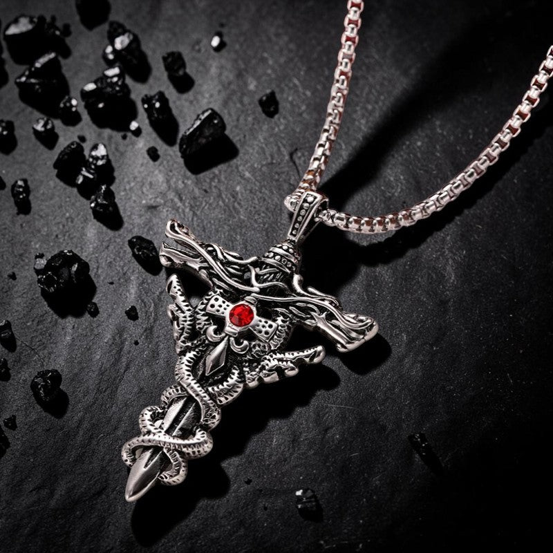 Collier "l'épée du dragon"