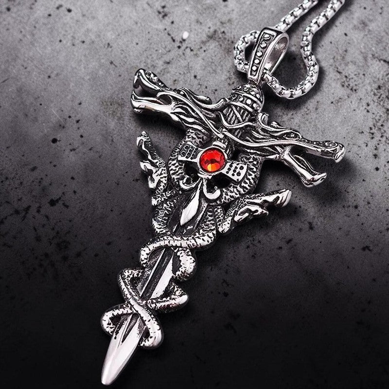 Collier "l'épée du dragon"